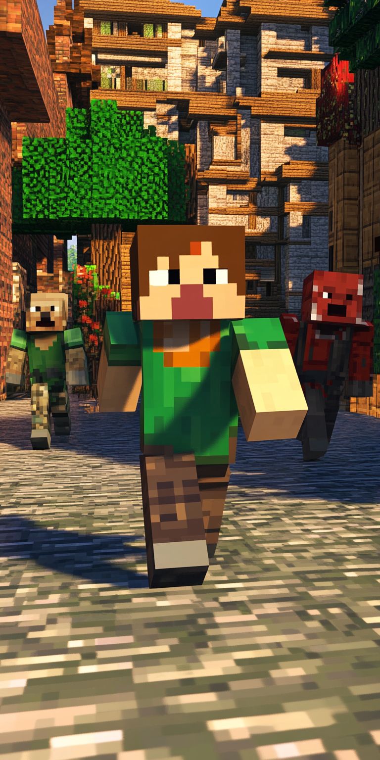 Fond d'écran minecraft pour mobile 16