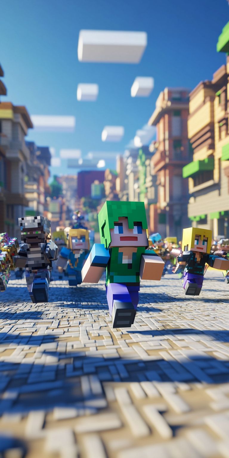 Fond d'écran minecraft pour mobile 8