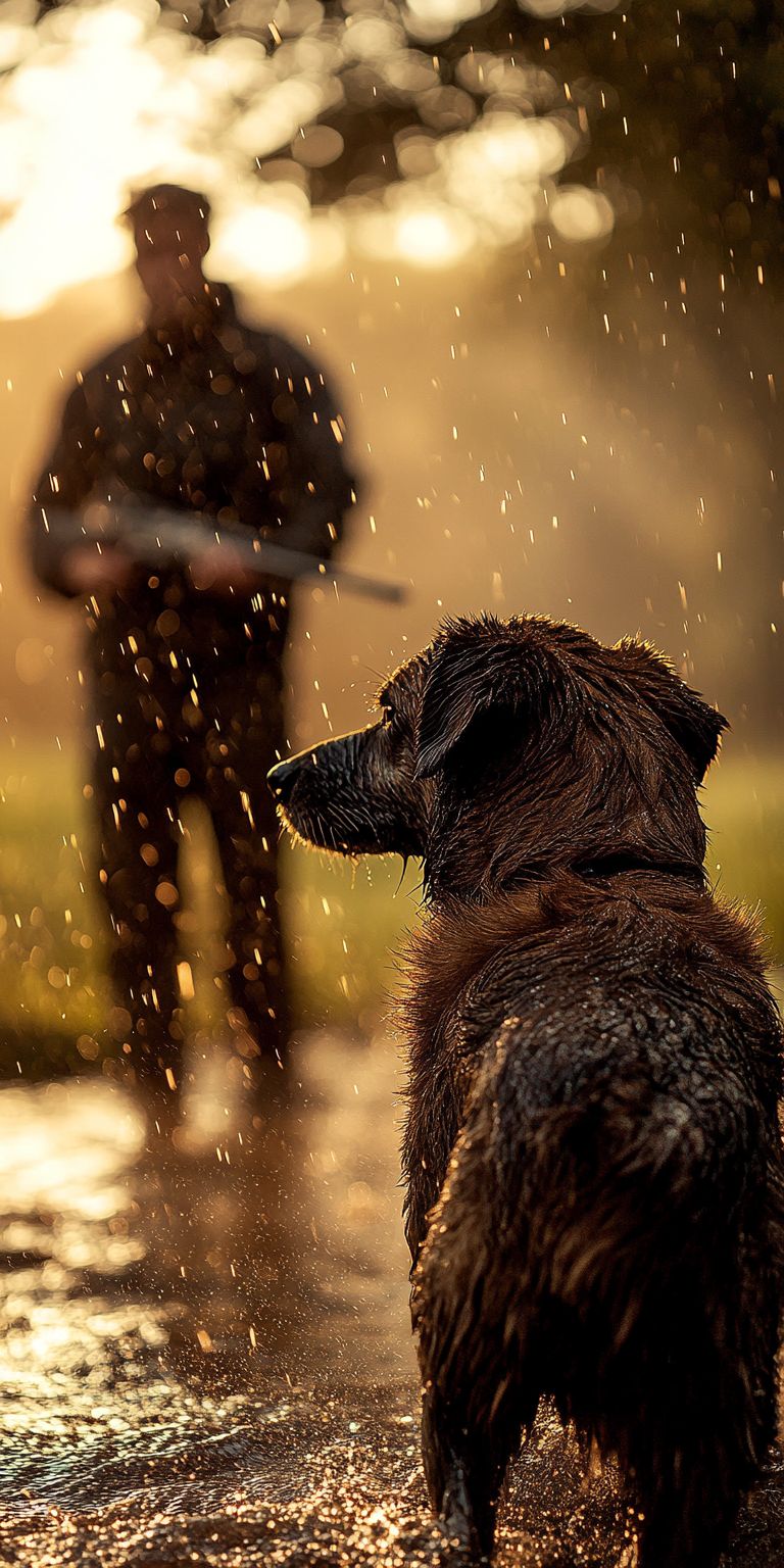 fond d ecran mobile chien chasseur 102