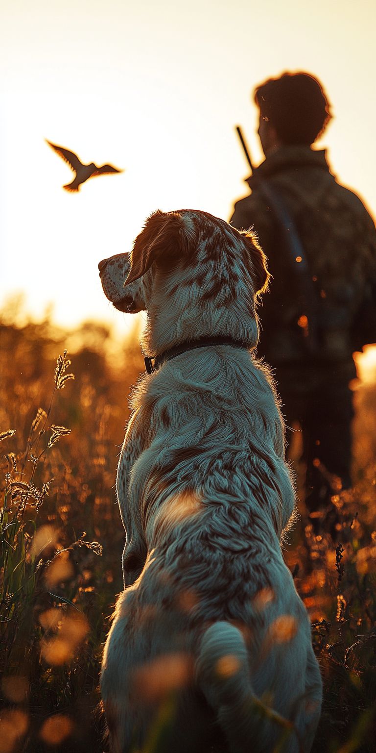 fond d ecran mobile chien chasseur 118