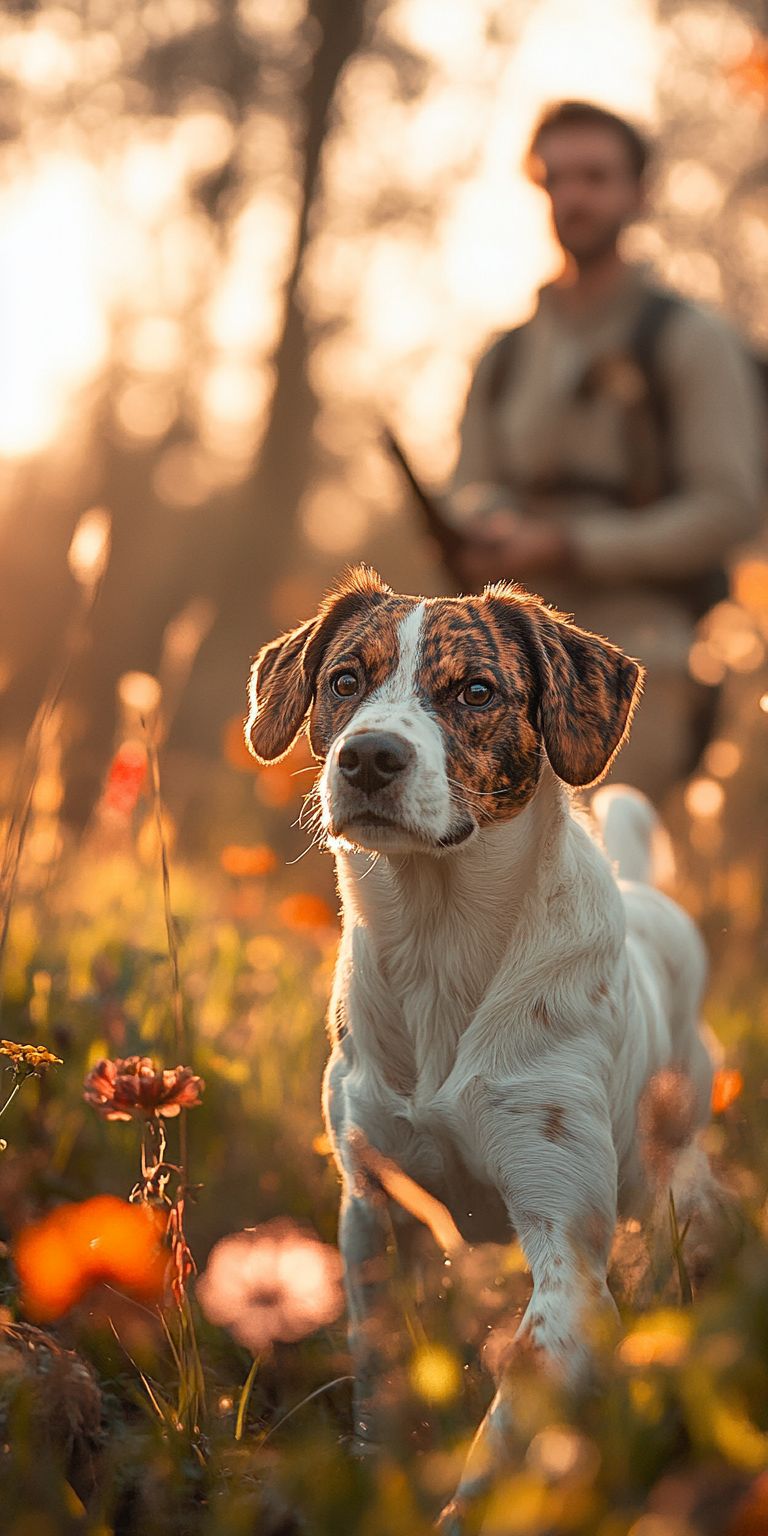 Fond d'écran mobile chien chasseur 121