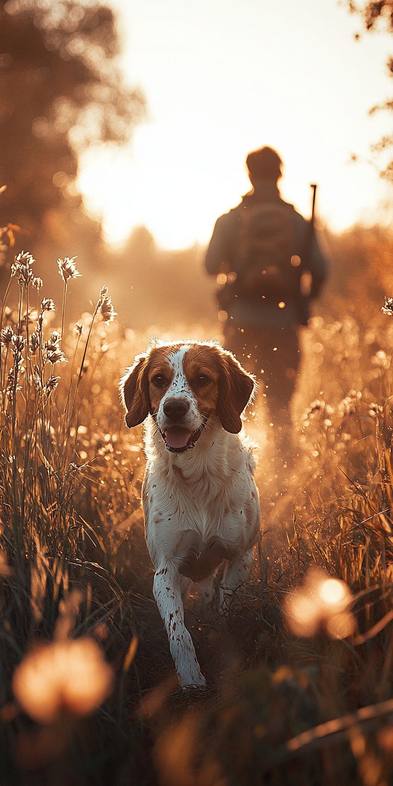 Fond d'écran mobile chien chasseur 131