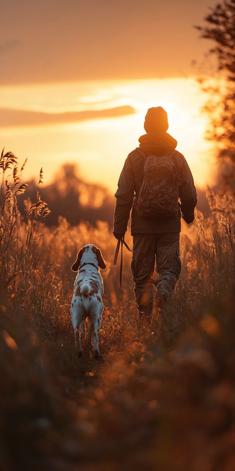 Fond d'écran mobile chien chasseur 134