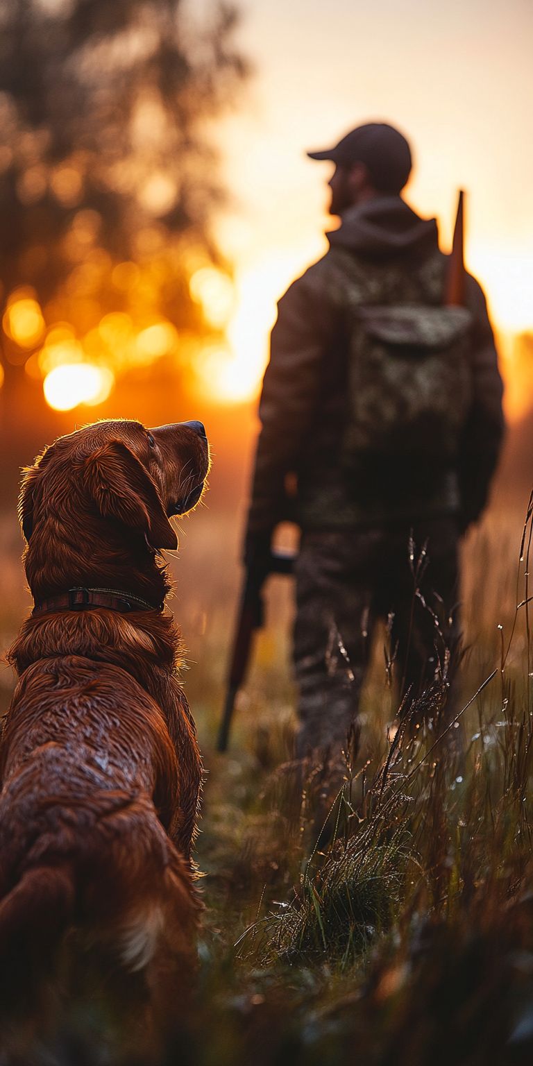 Fond d'écran mobile chien chasseur 140