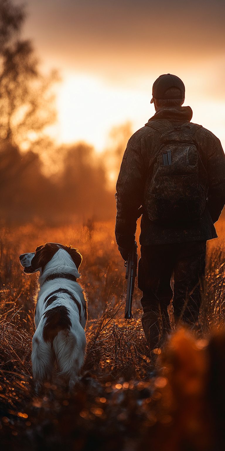 Fond d'écran mobile chien chasseur 142