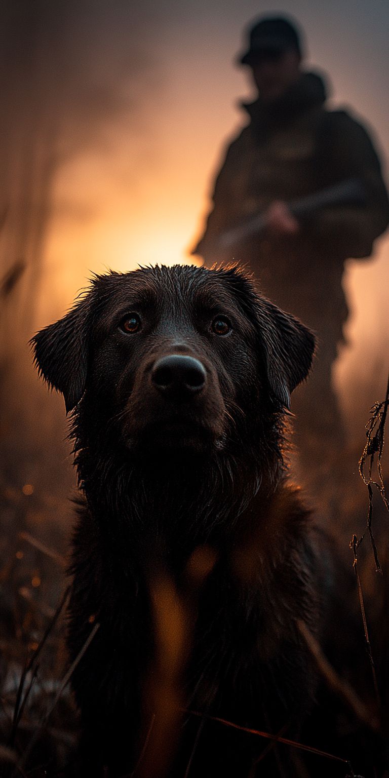 Fond d'écran mobile chien chasseur 2