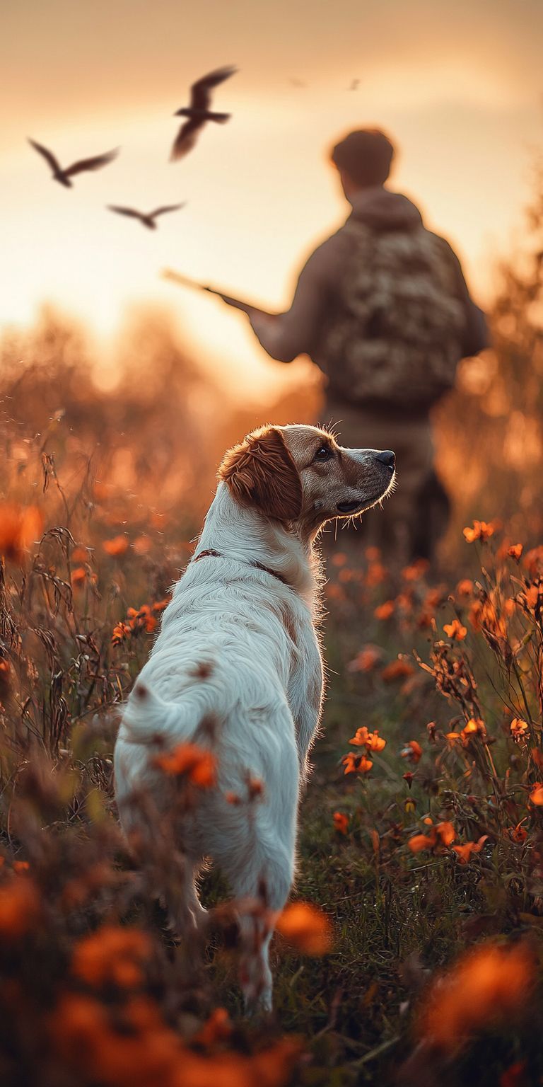 Fond d'écran mobile chien chasseur 20