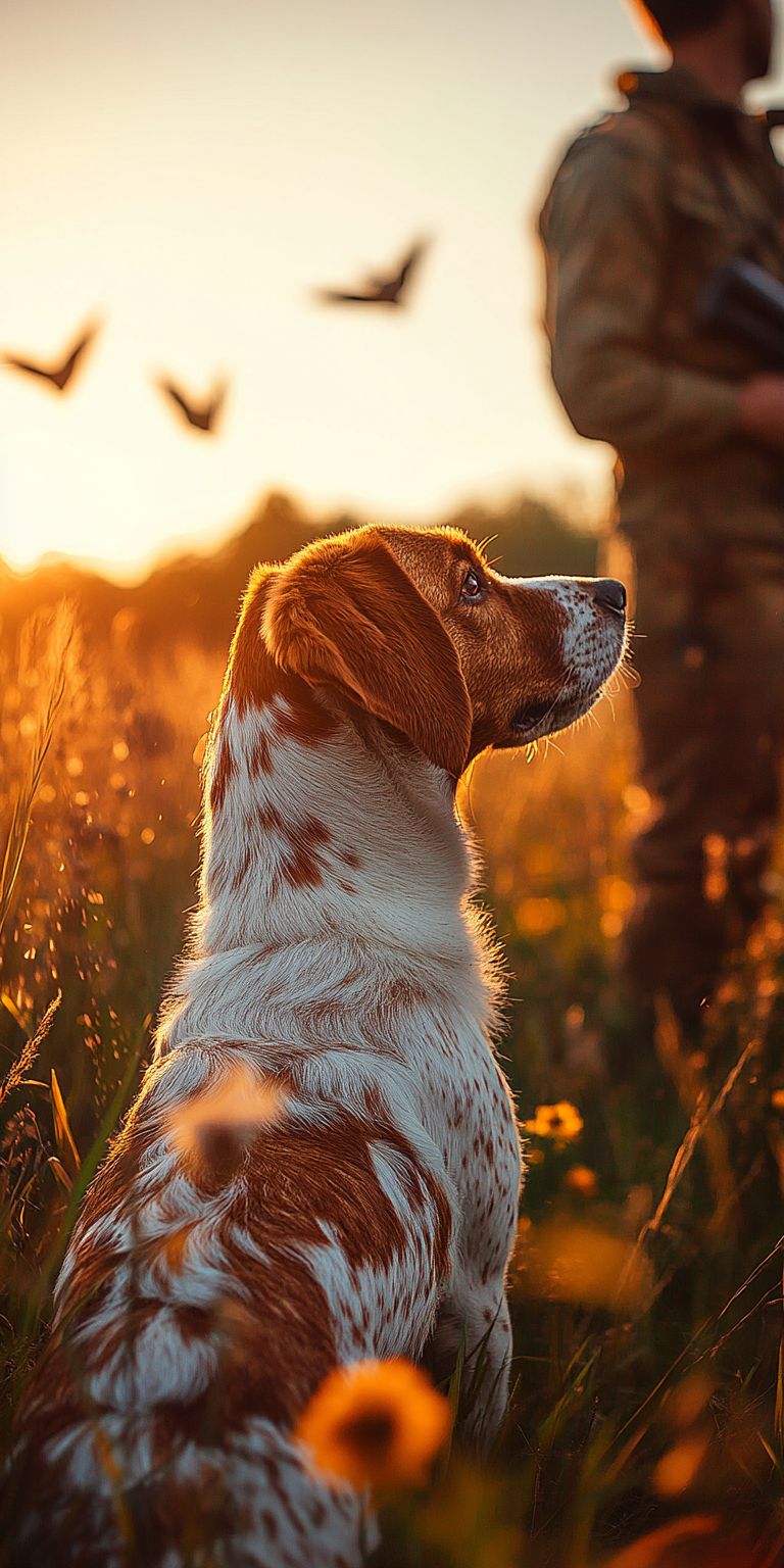 fond d ecran mobile chien chasseur 23