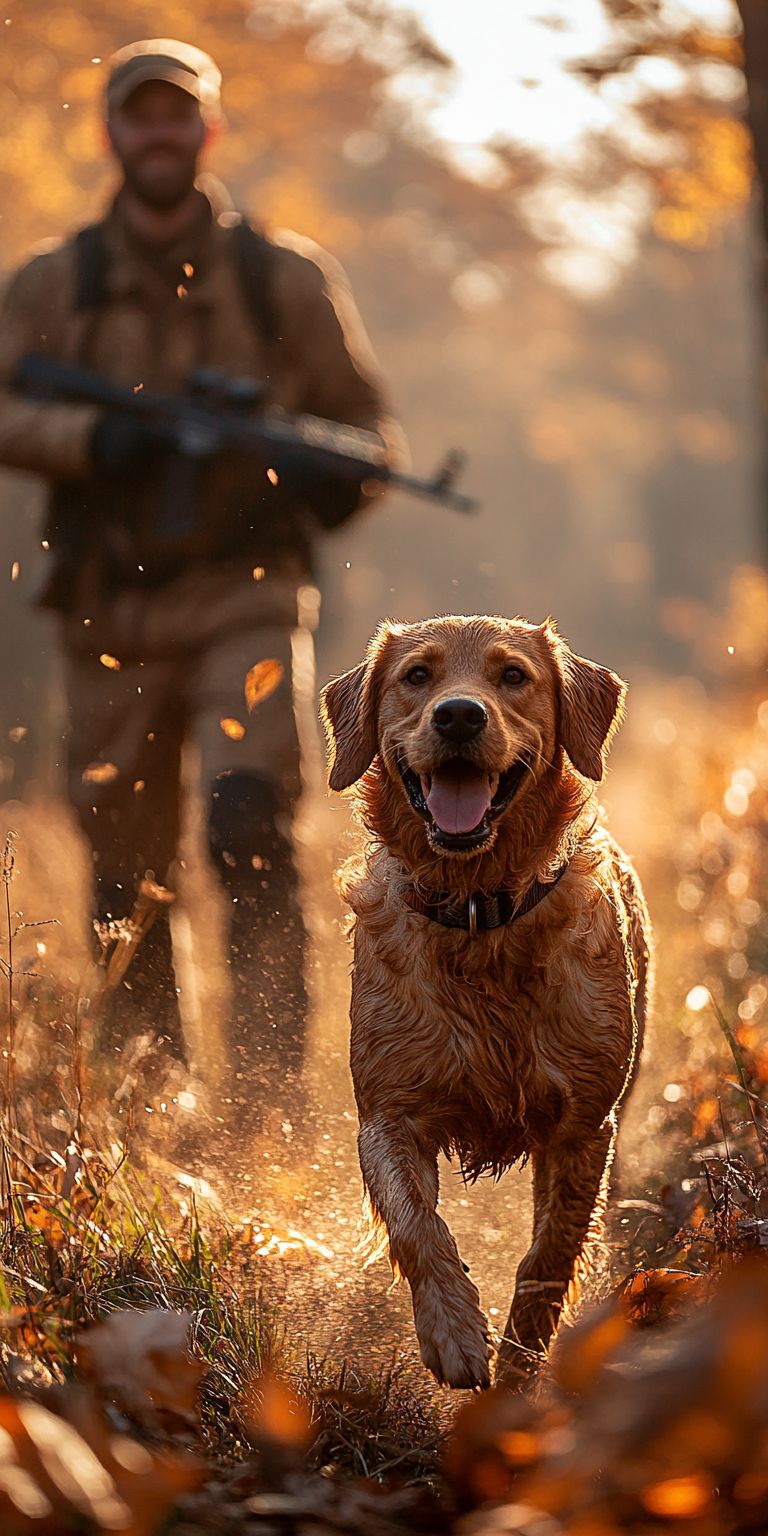 fond d ecran mobile chien chasseur 41