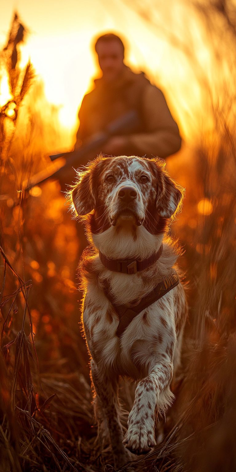 Fond d'écran mobile chien chasseur 83