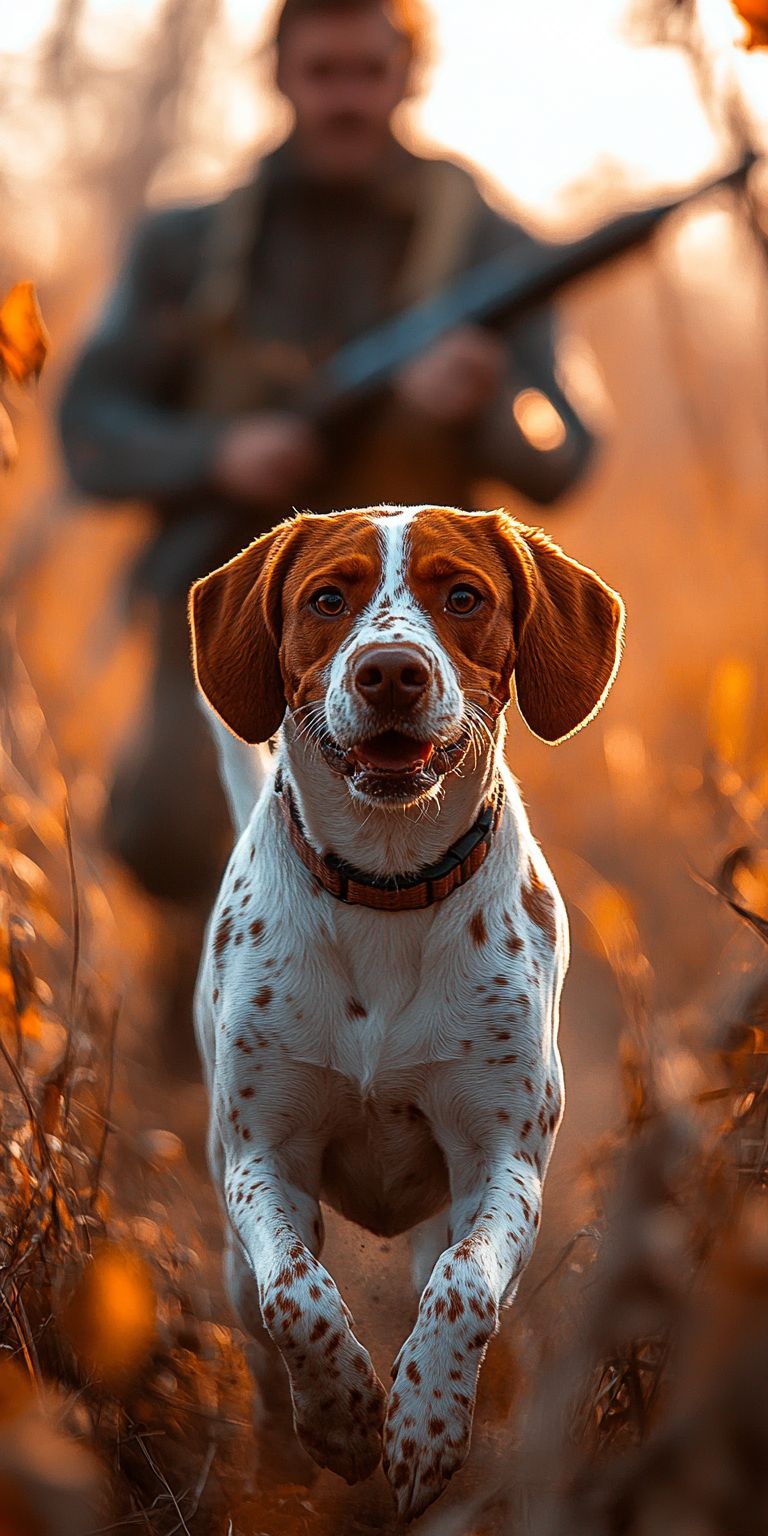 fond d ecran mobile chien chasseur 92