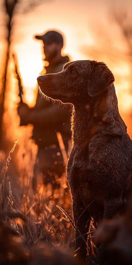 fond d ecran mobile chien chasseur 10