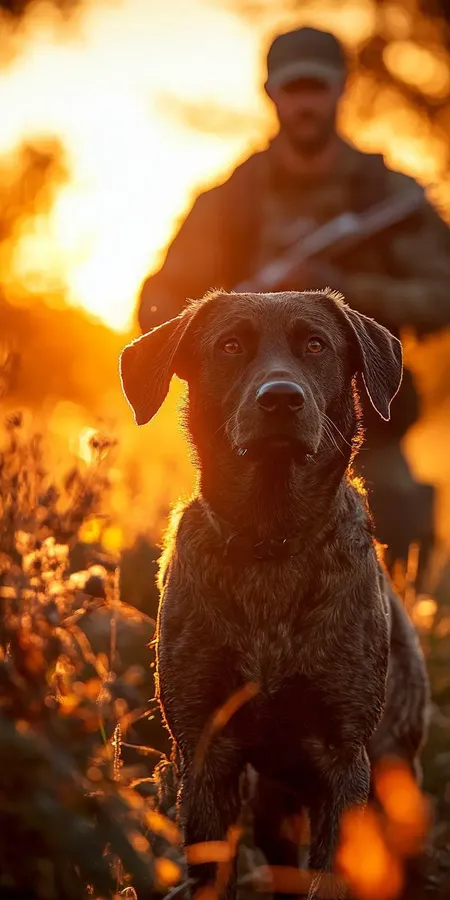 fond d ecran mobile chien chasseur 11