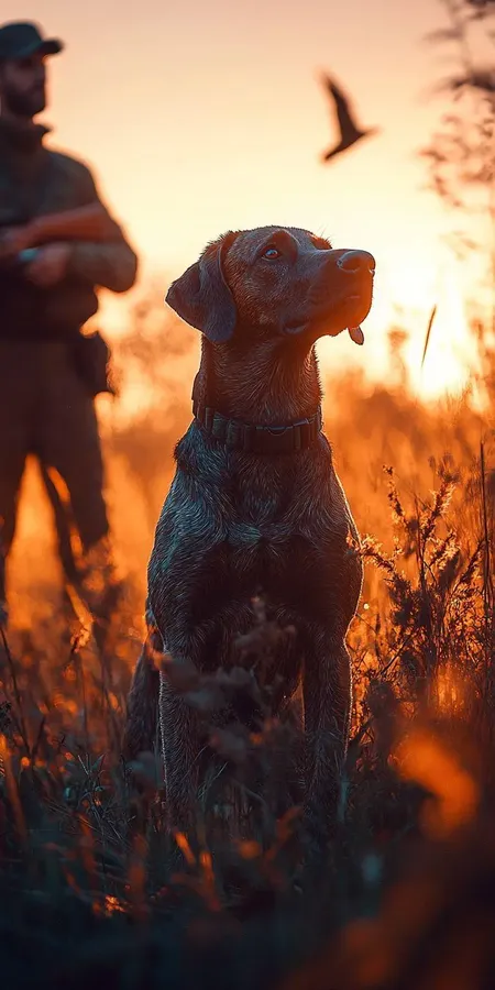 fond d ecran mobile chien chasseur 119