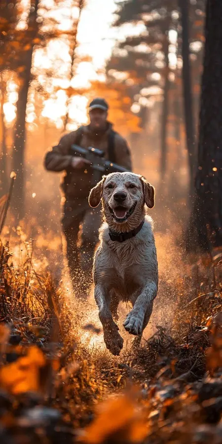 fond d ecran mobile chien chasseur 127