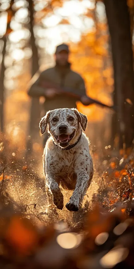 fond d ecran mobile chien chasseur 17