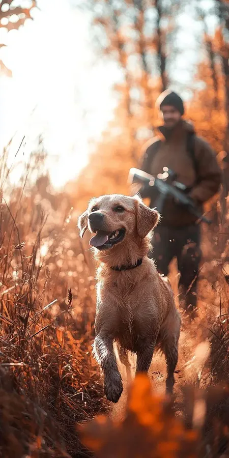 fond d ecran mobile chien chasseur 18