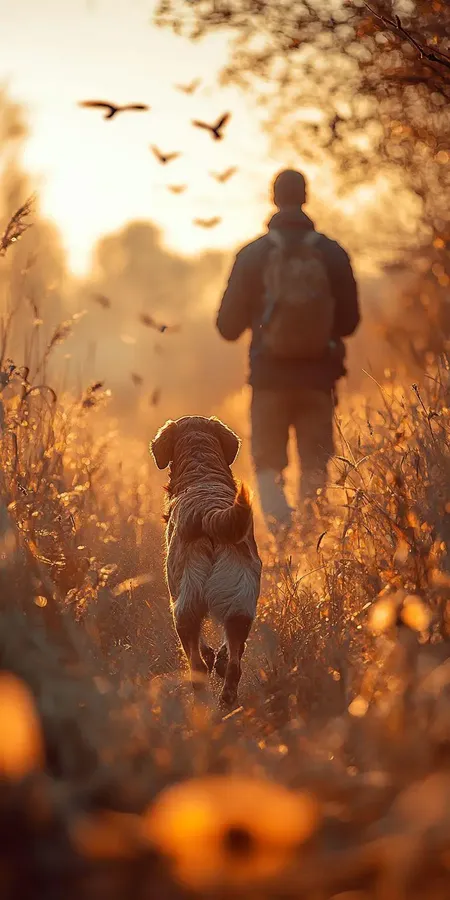 fond d ecran mobile chien chasseur 50