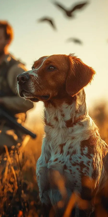 fond d ecran mobile chien chasseur 52