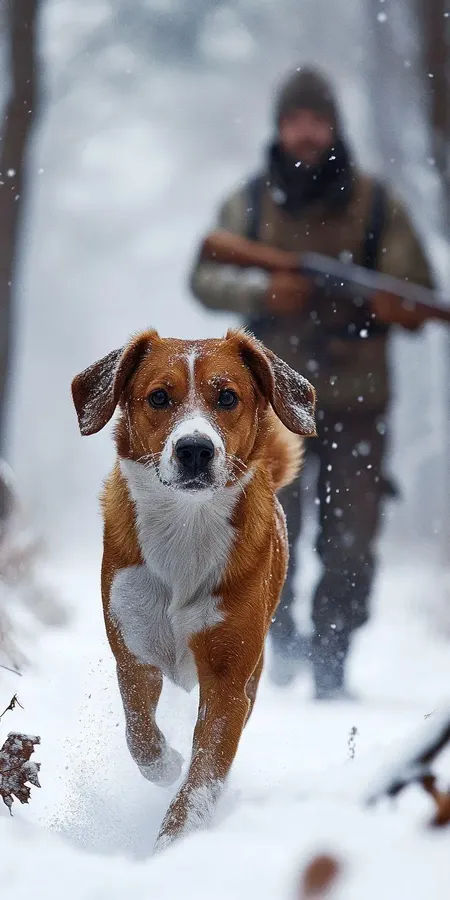 fond d ecran mobile chien chasseur 62