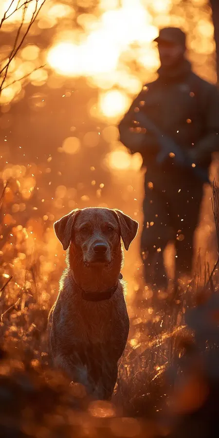 fond d ecran mobile chien chasseur 66