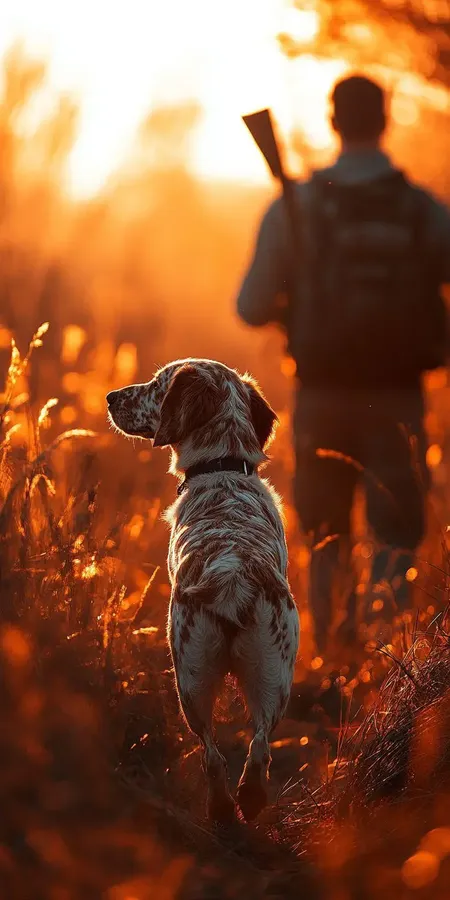 fond d ecran mobile chien chasseur 69