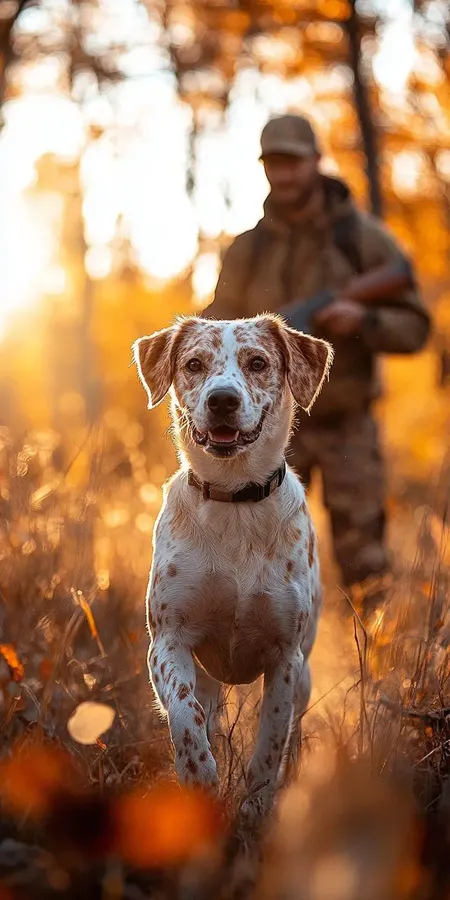 fond d ecran mobile chien chasseur 74