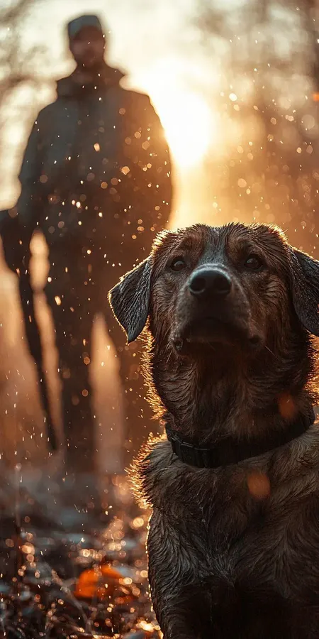 fond d ecran mobile chien chasseur 98