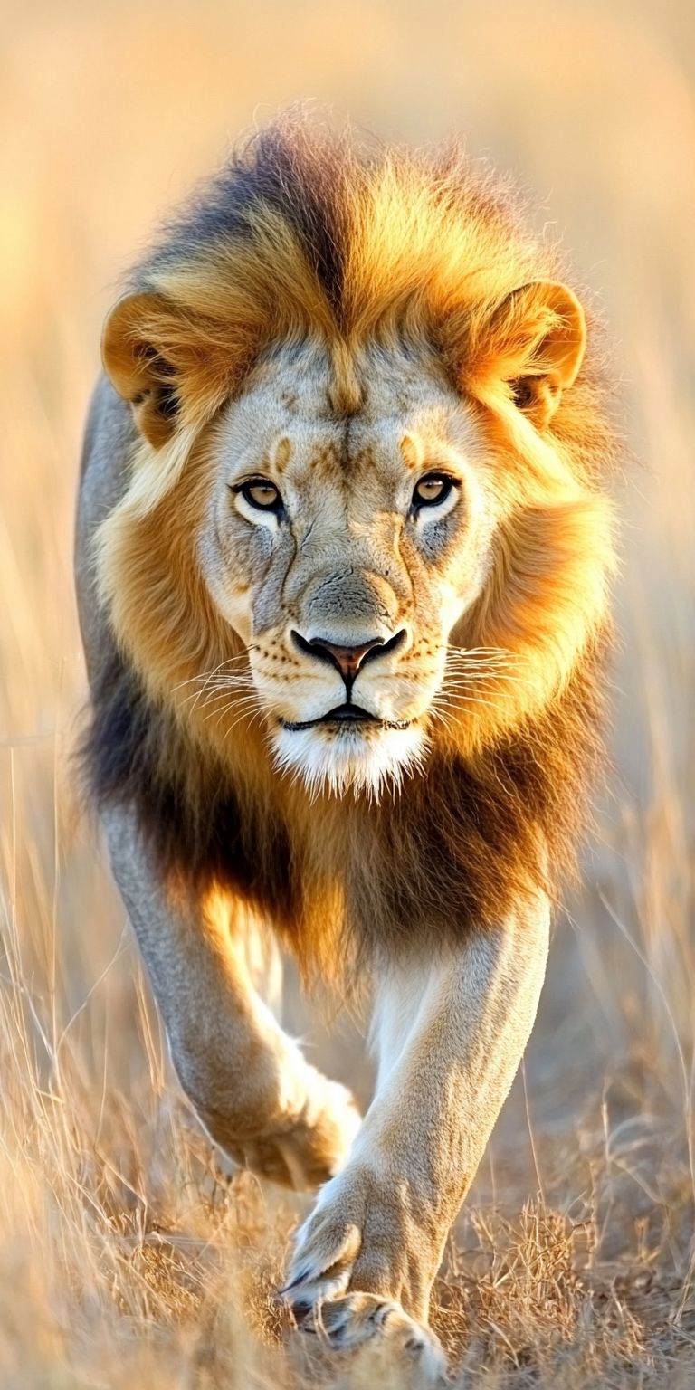 Fond d'écran lion pour mobile 10