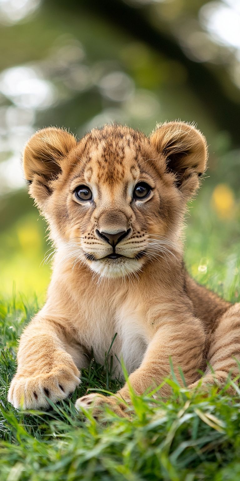 Fond d'écran lion pour mobile 11