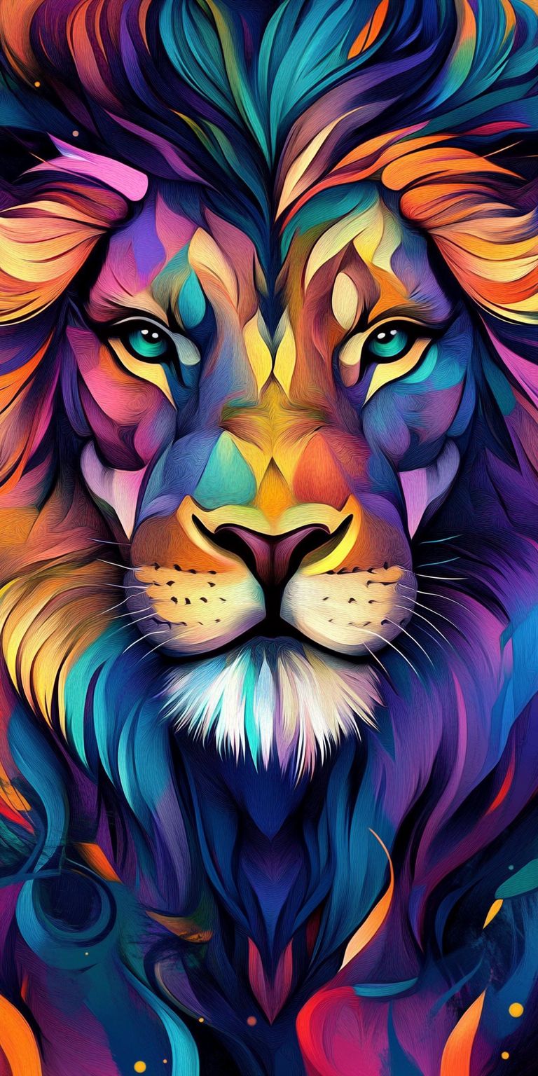 Fond d'écran lion pour mobile 15