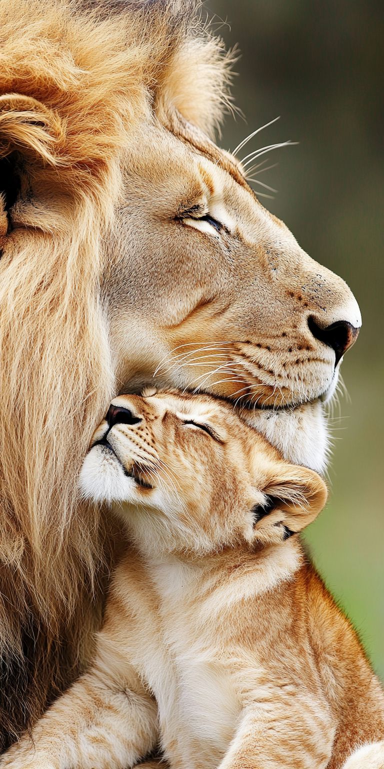 Fond d'écran lion pour mobile 20