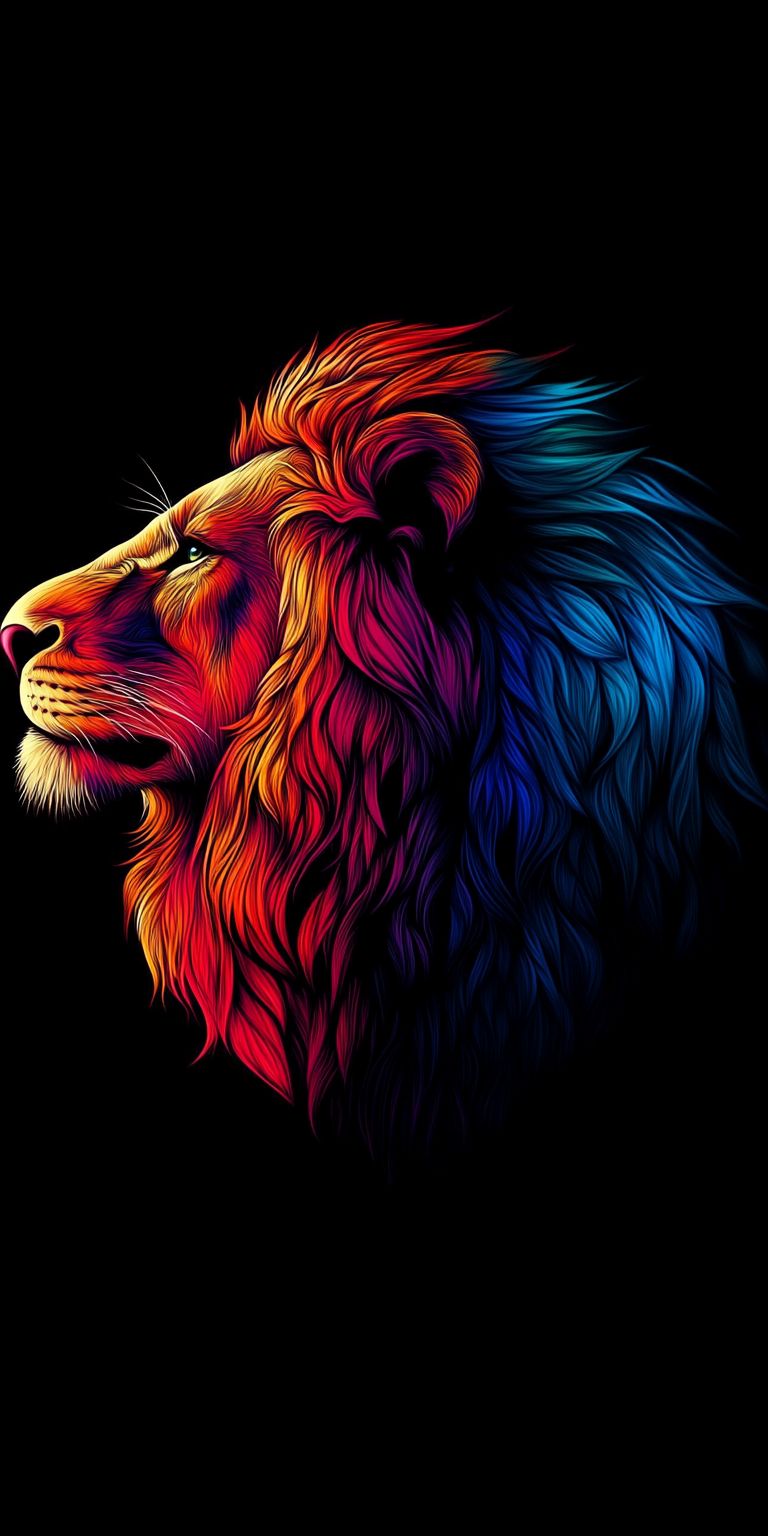 Fond d'écran lion pour mobile 23