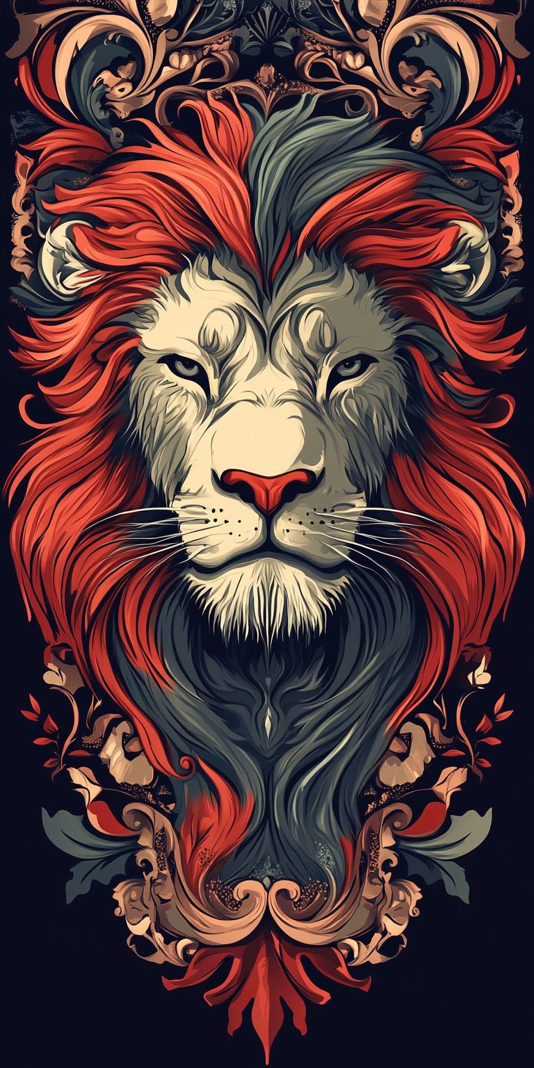 Fond d'écran lion pour mobile 25