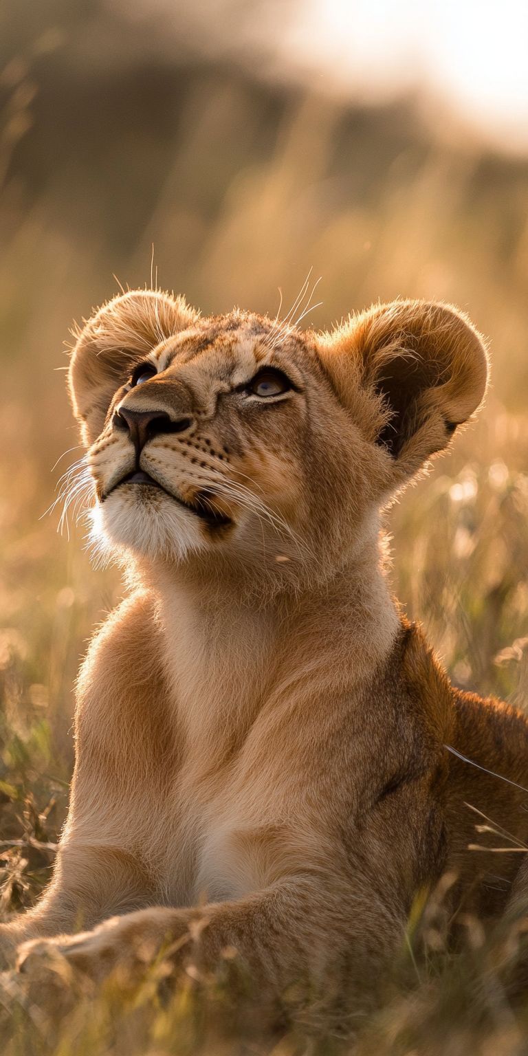 Fond d'écran lion pour mobile 28