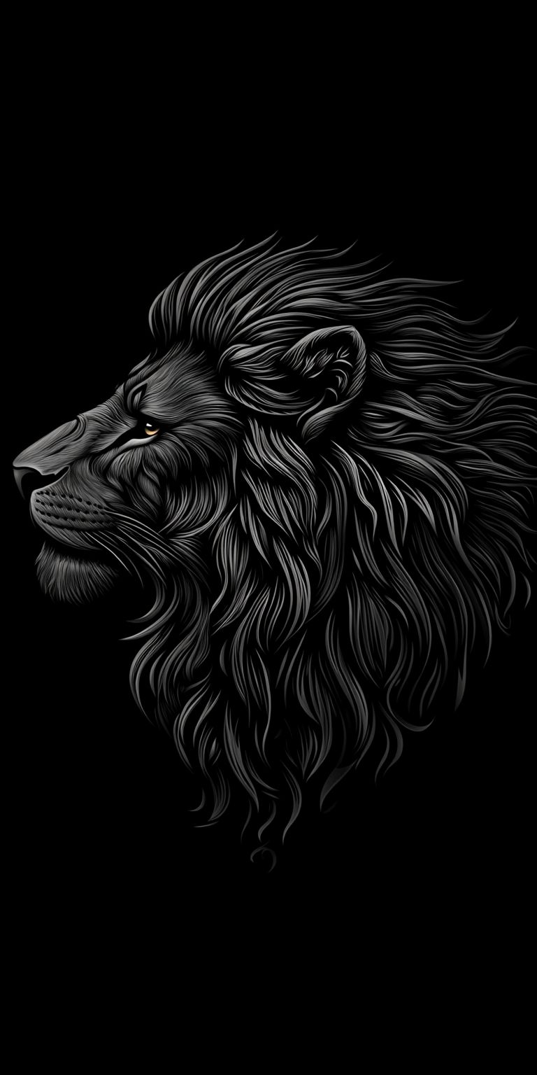 Fond d'écran lion pour mobile 6