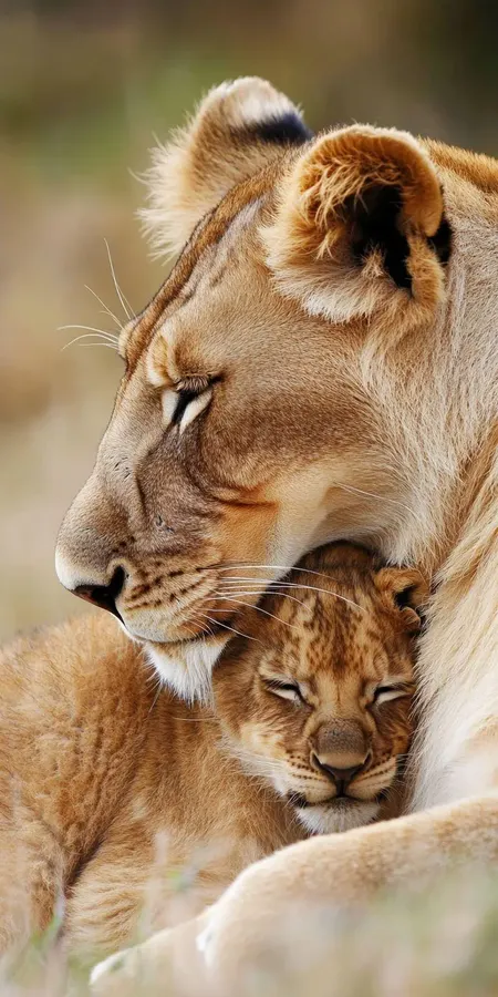 fond d ecran lion pour mobile 12