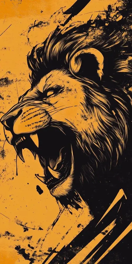 fond d ecran lion pour mobile 14