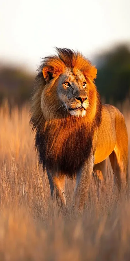 fond d ecran lion pour mobile 17