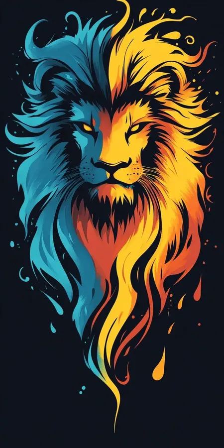 fond d ecran lion pour mobile 22