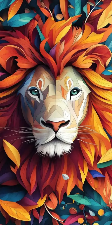 fond d ecran lion pour mobile 30