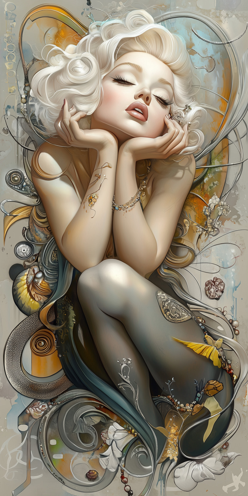 fond d ecran mobile marilyn monroe par gustav 2