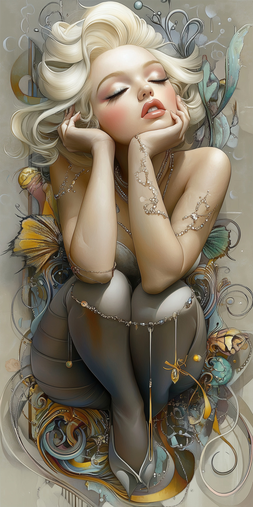 fond d ecran mobile marilyn monroe par gustav 4