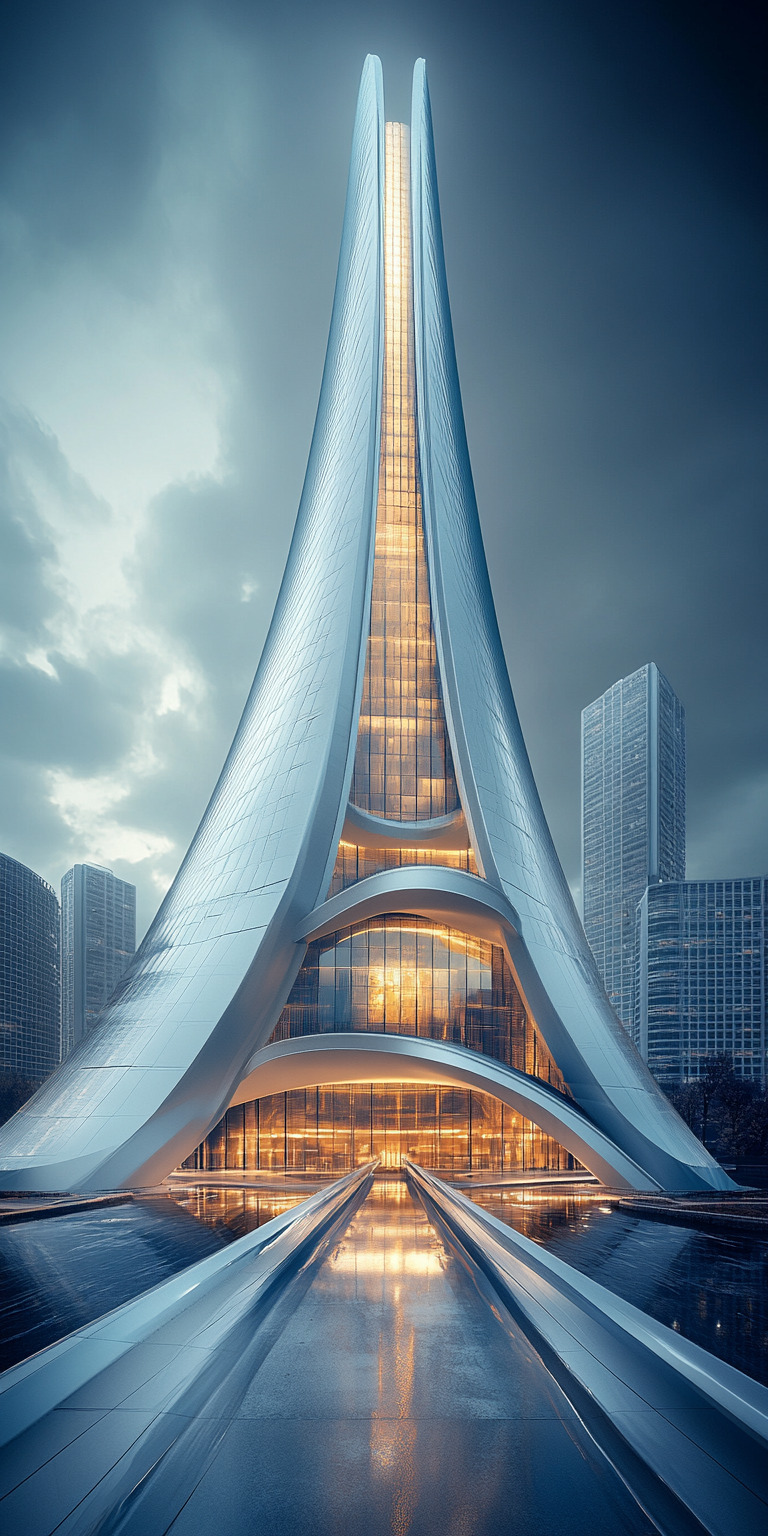 Fond d'écran monde futuriste pour mobile 29