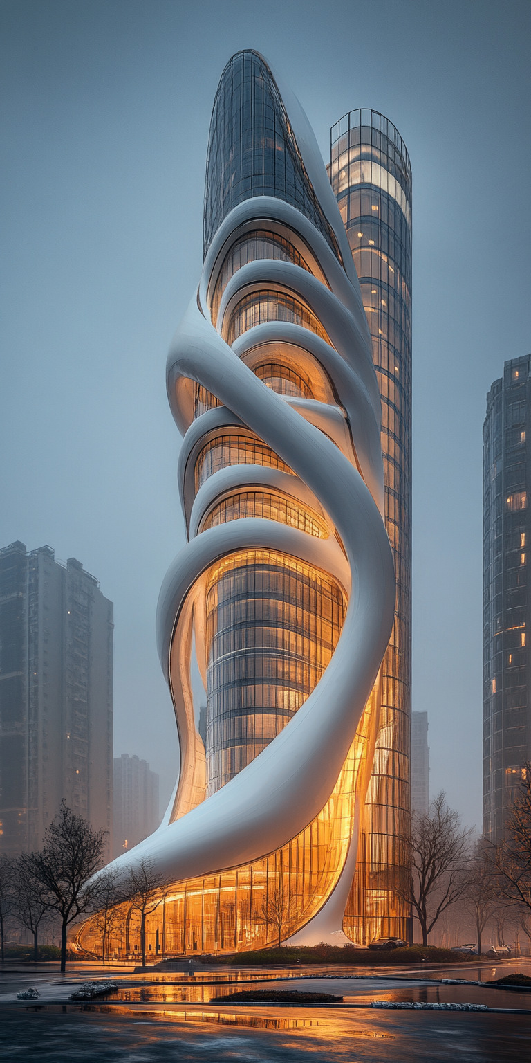 Fond d'écran monde futuriste pour mobile 33