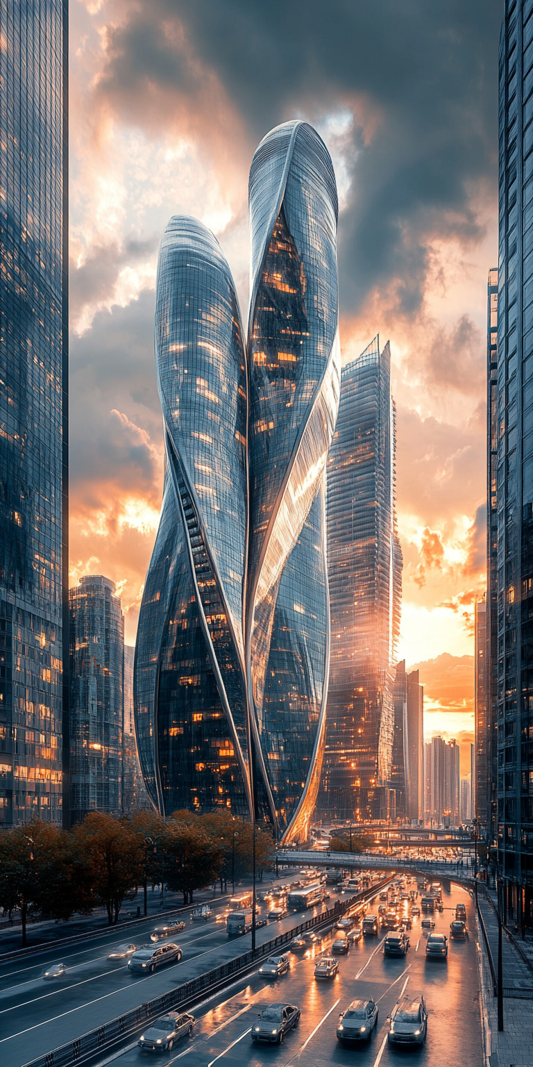 Fond d'écran monde futuriste pour mobile 38