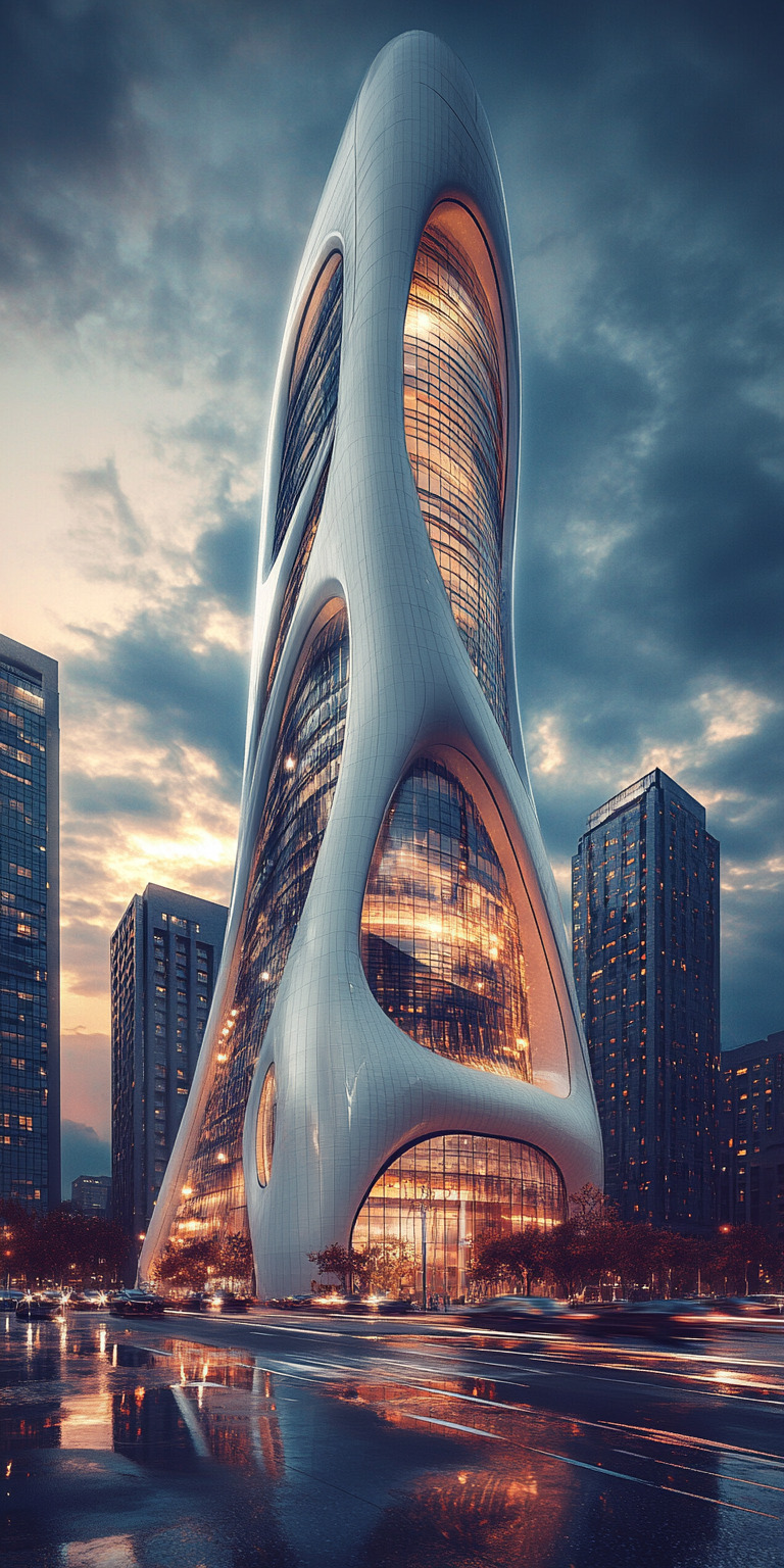 Fond d'écran monde futuriste pour mobile 39