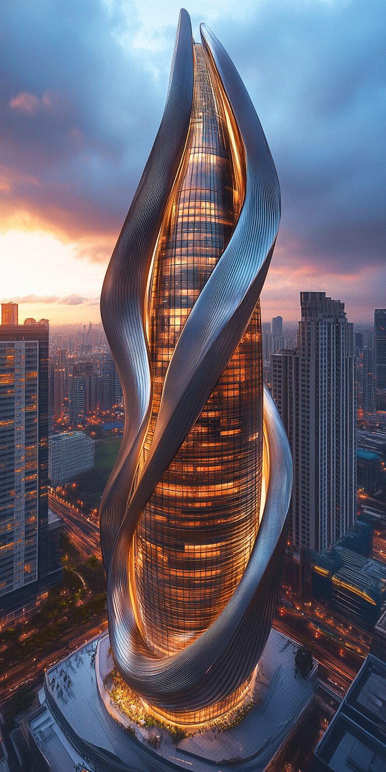 Fond d'écran monde futuriste pour mobile 44