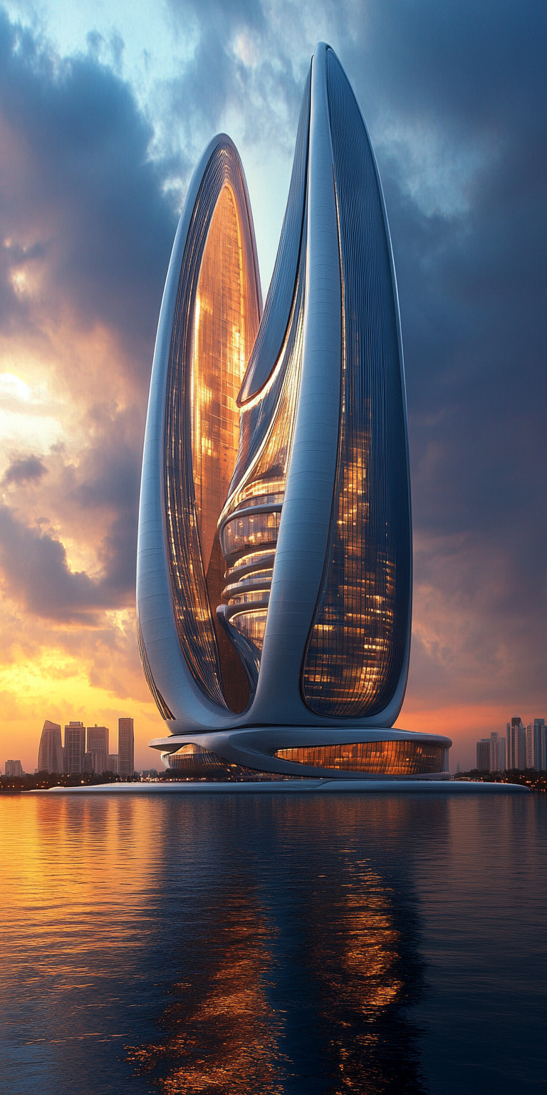 Fond d'écran monde futuriste pour mobile 50