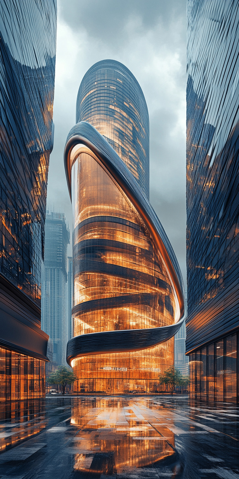 Fond d'écran monde futuriste pour mobile 52